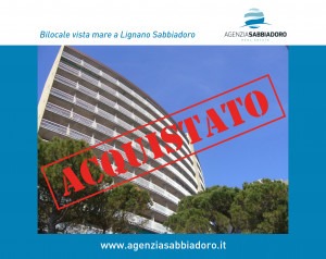 appartamento vista mare in vendita a Lignano